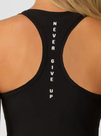 Amy Fitted Active Rib Tank