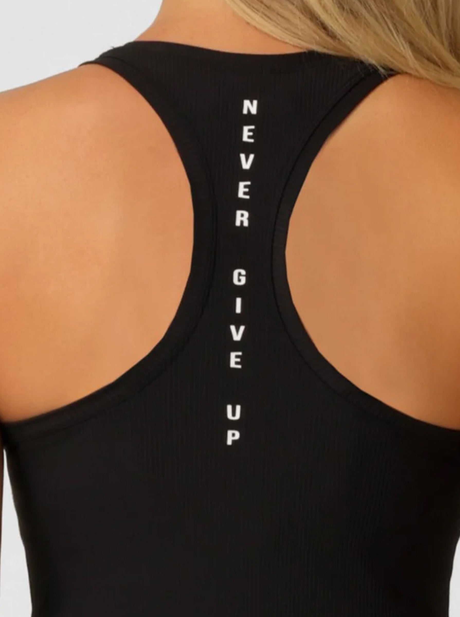 Amy Fitted Active Rib Tank