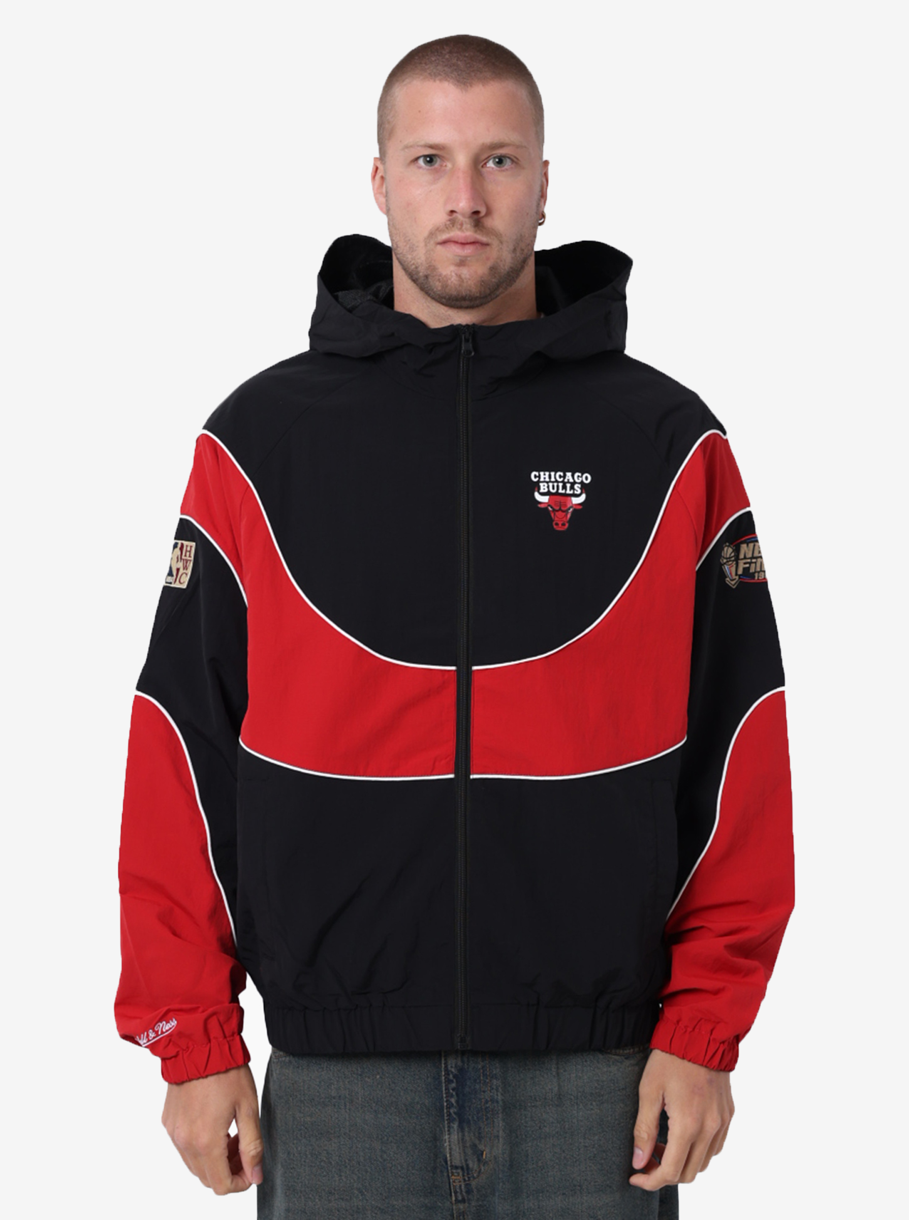 Shop Chicago Bulls Nylon Tracksuit Jacket | Stirling Sports NZ