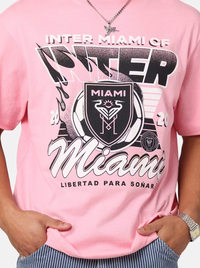 Inter Miami CF Flaming Ball T-Shirt