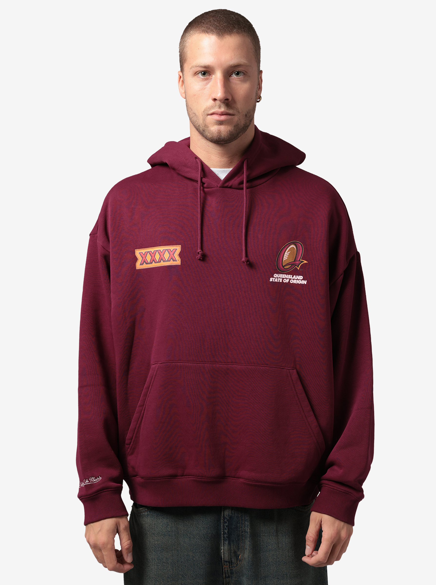 パーカー utmost co natalie hoodie maroon M Shop Queensland Maroons Toad Box Hoodie | Stirling Sports NZ