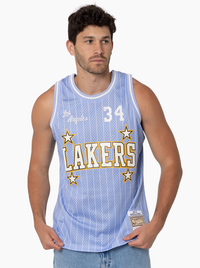 LA Lakers Tip-Off Shaquille O'Neal Swingman Jersey