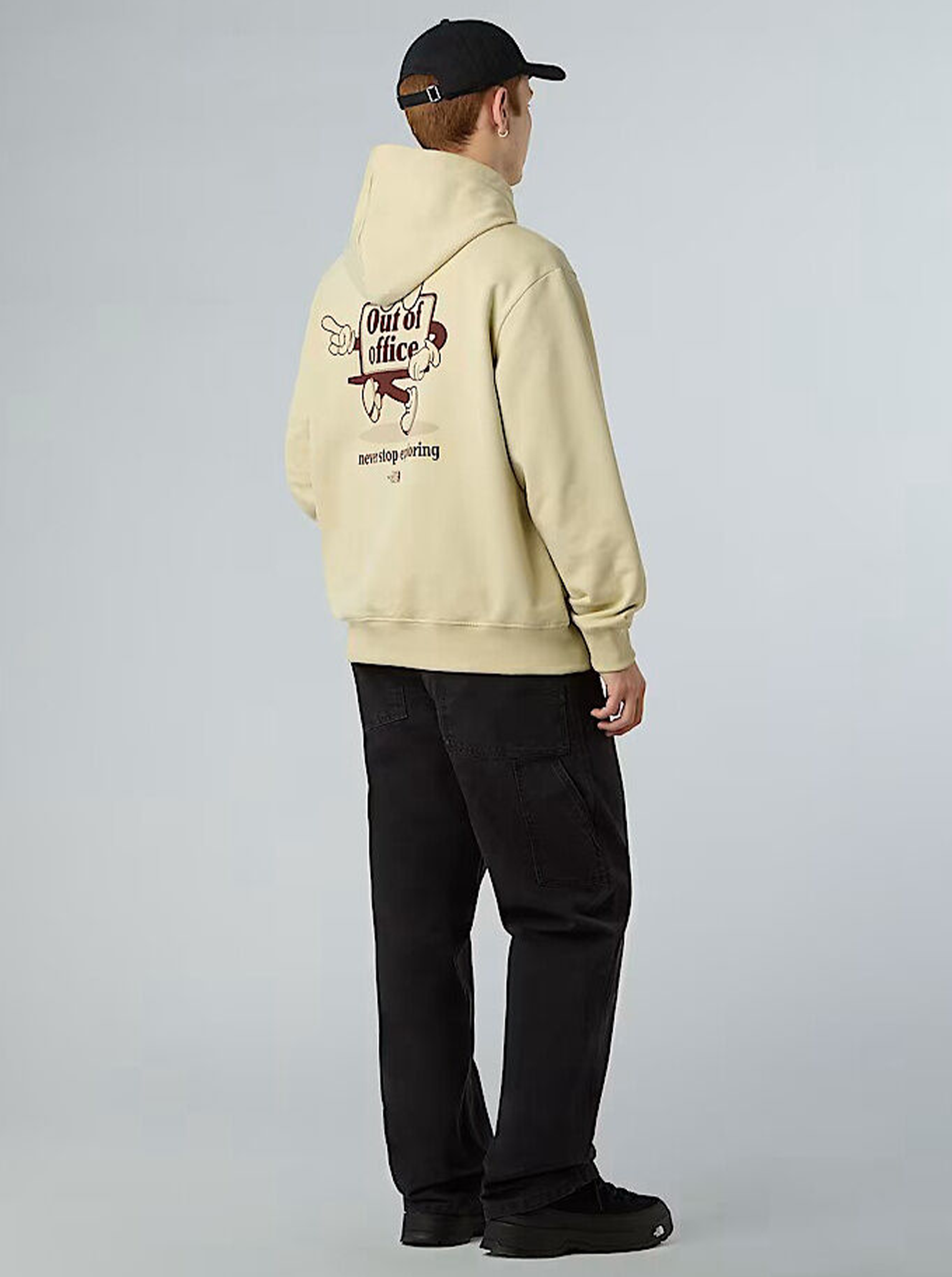 Cartoon Logo Relaxed Hoodie