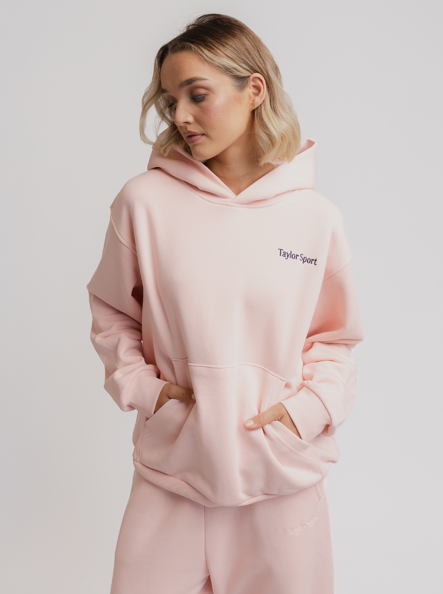 Heritage Hoodie in Pillow Pink