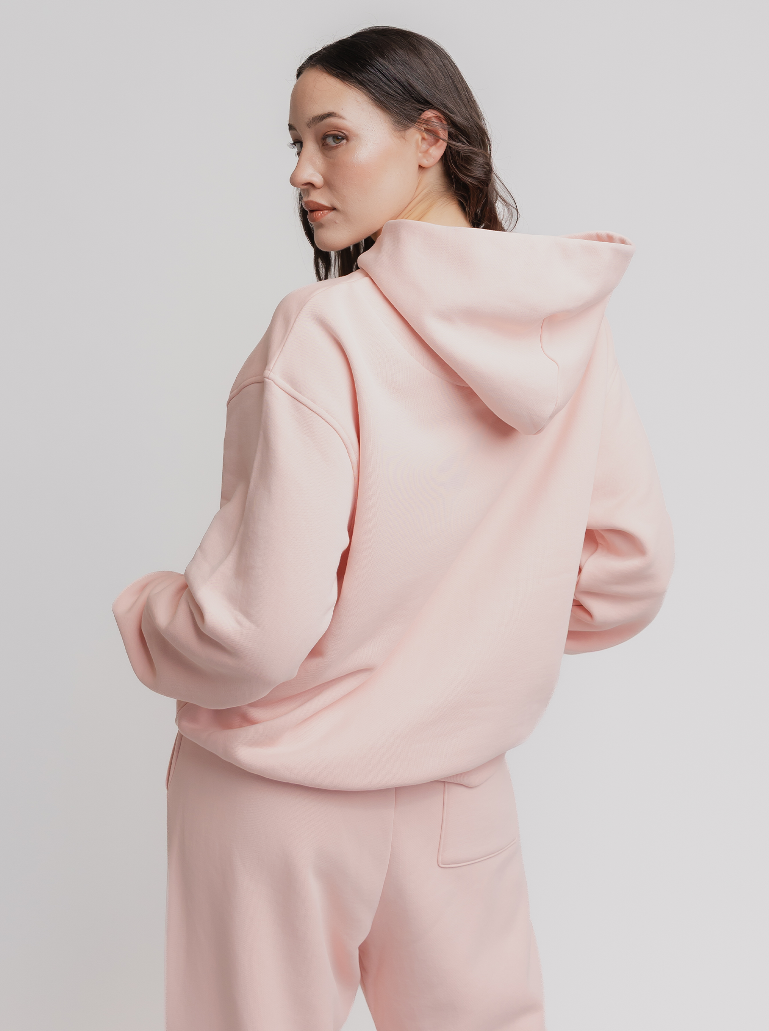 Heritage Hoodie in Pillow Pink