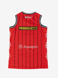 NZNBL Canterbury Rams Home Singlet Youth