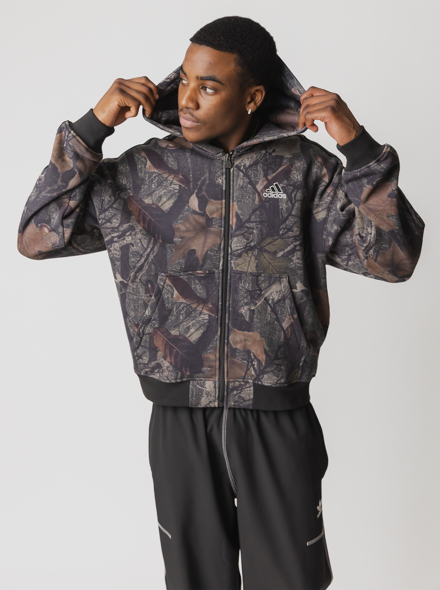 Camo Full-Zip Hoodie