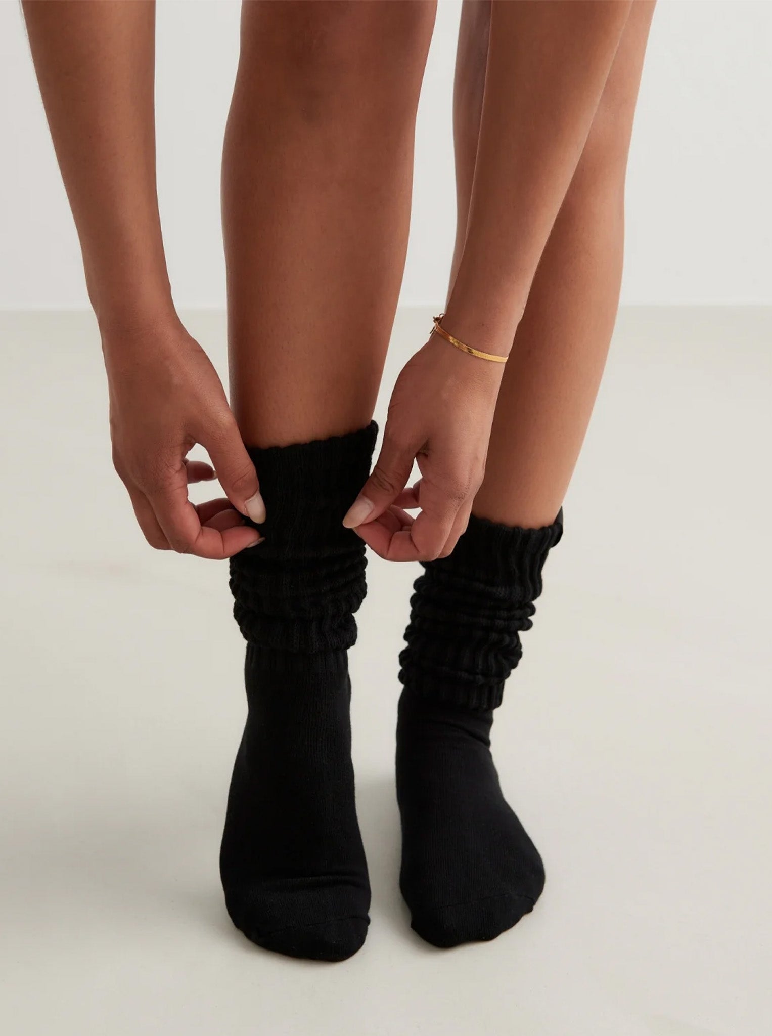 Black Slouch Sock