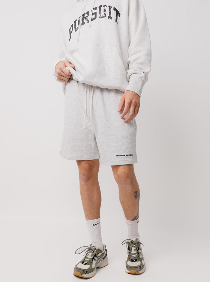 Happiness Shorts in Heather Grey