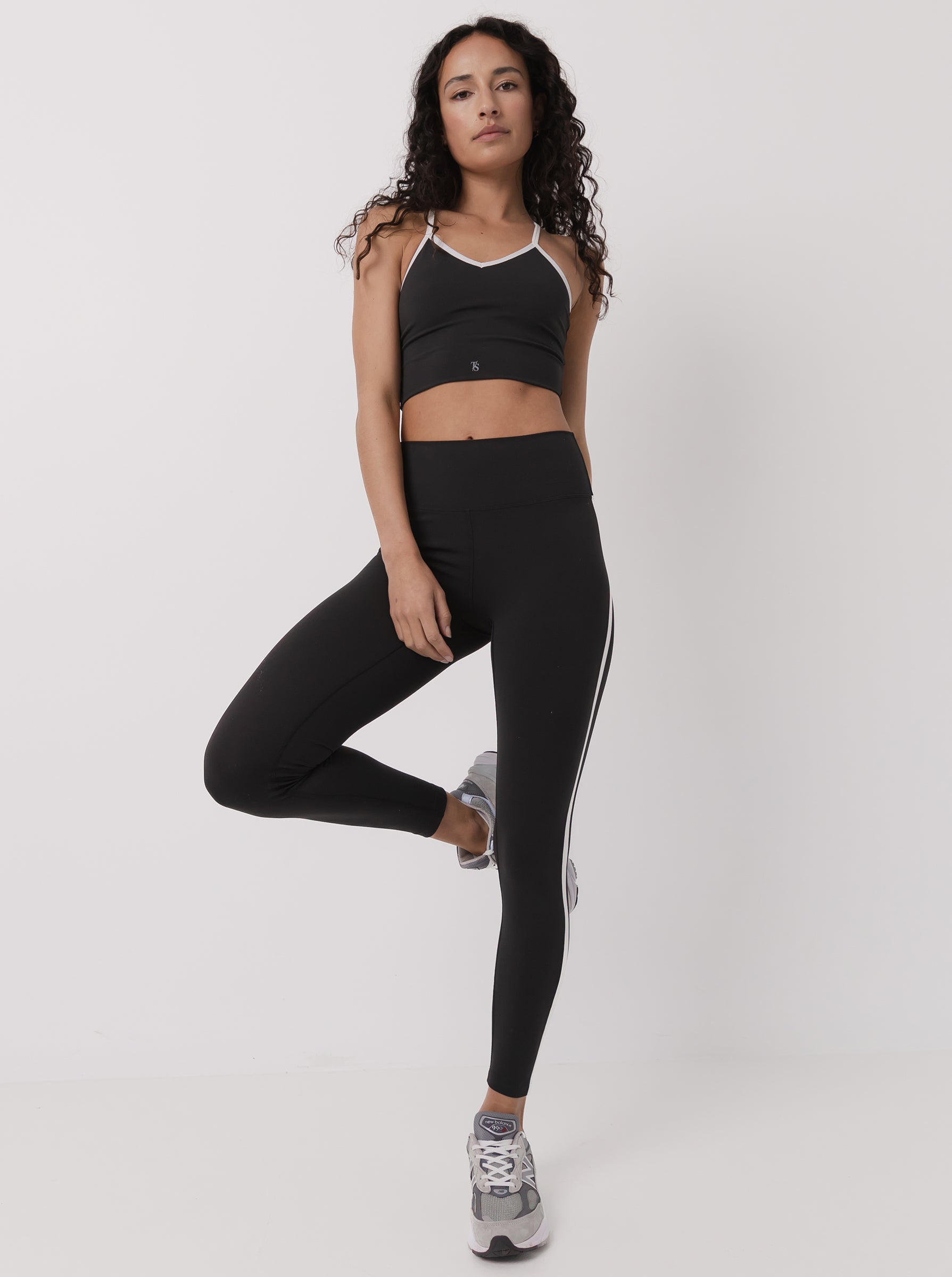 Retro Leggings in Black