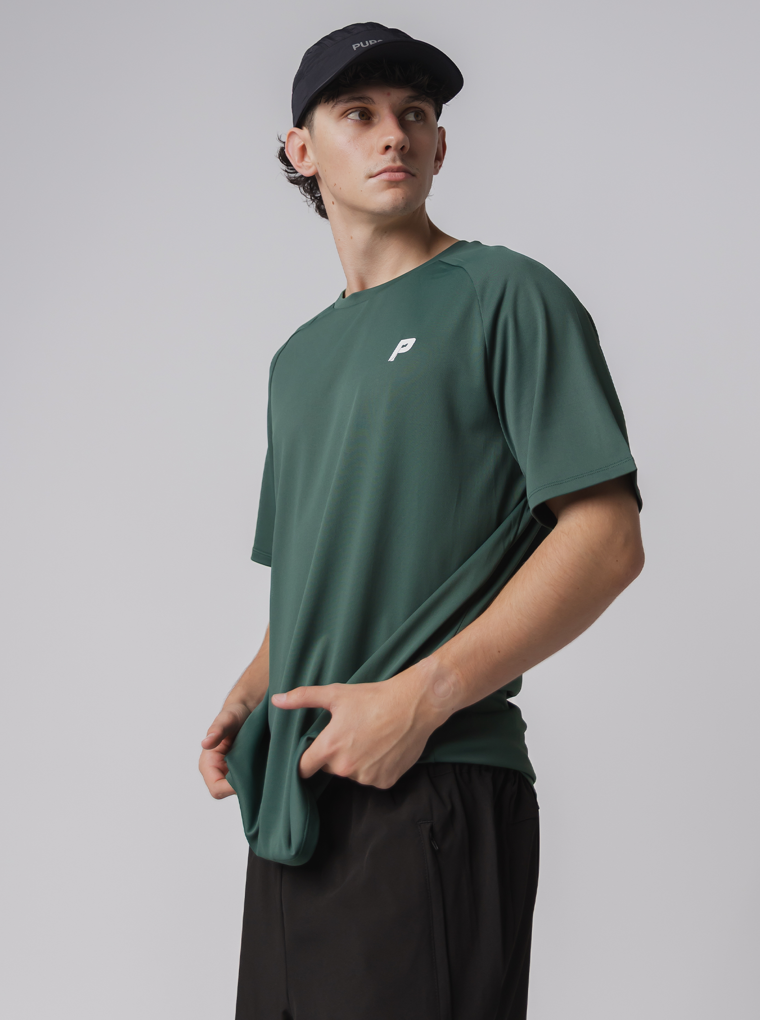Performance Tee In Stadium Green