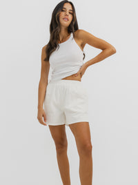 Resort Short in White