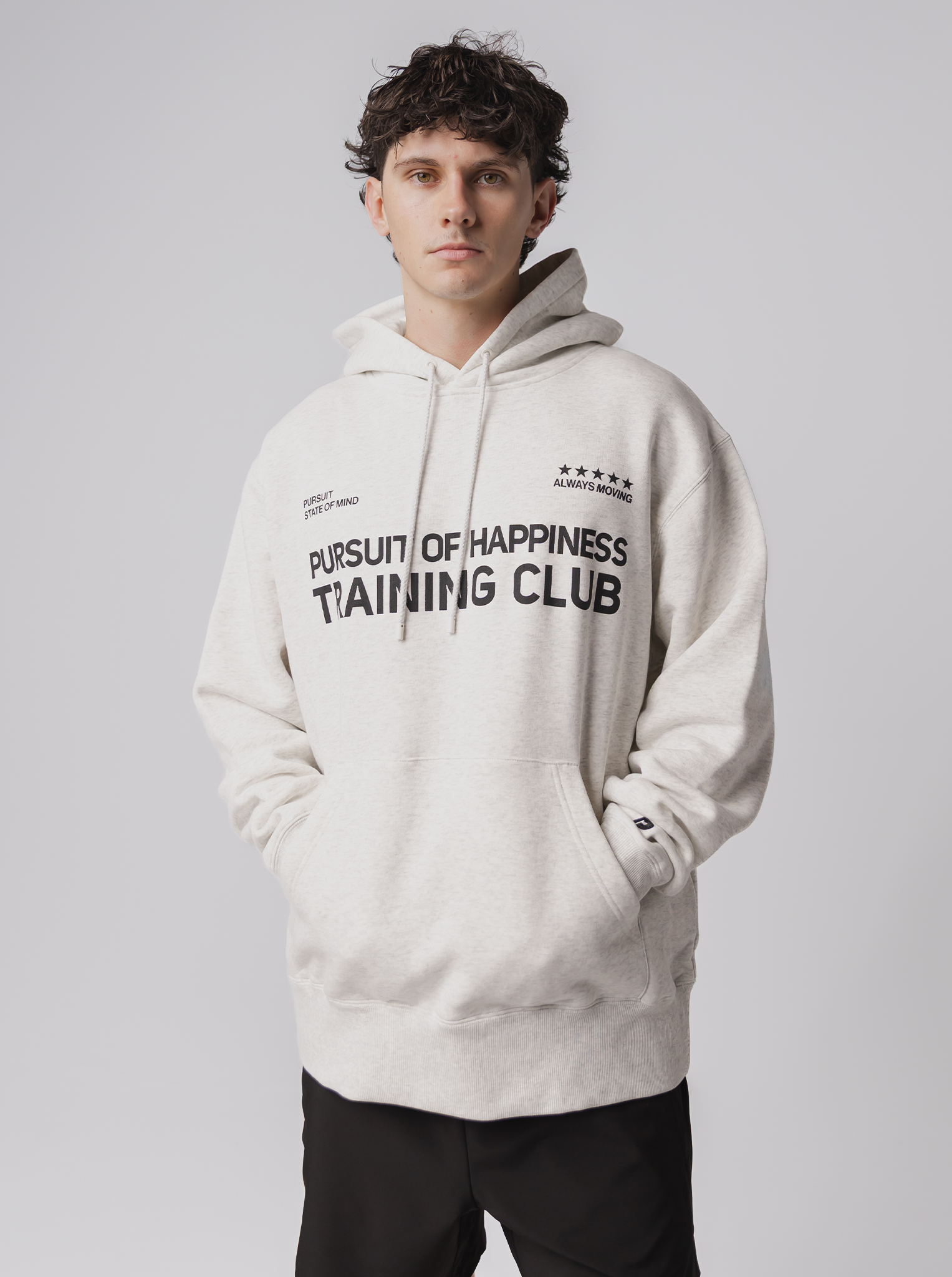Training Club Heavyweight Pullover In Heather Grey