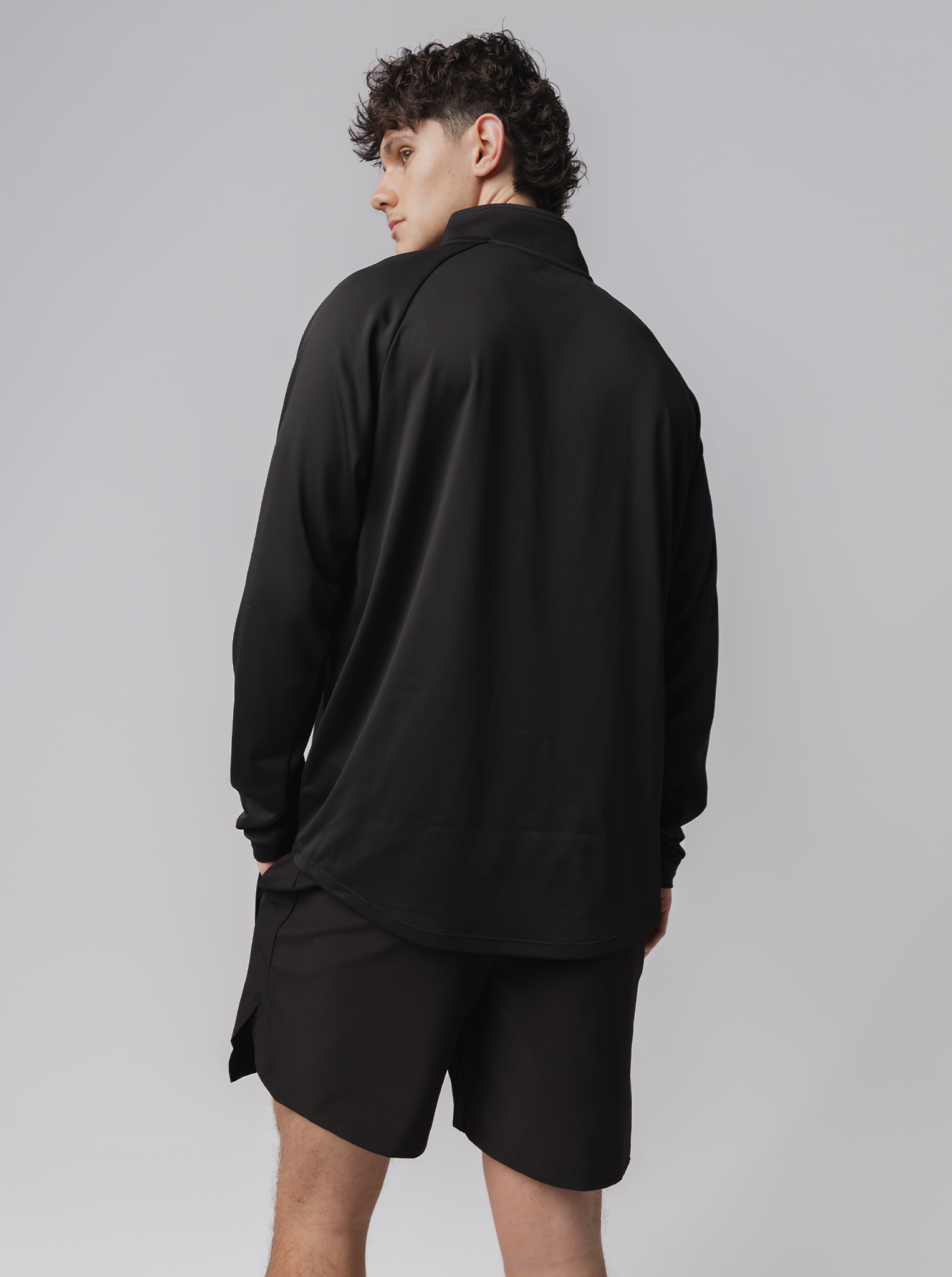 1/4 Zip Performance Long Sleeve In Black
