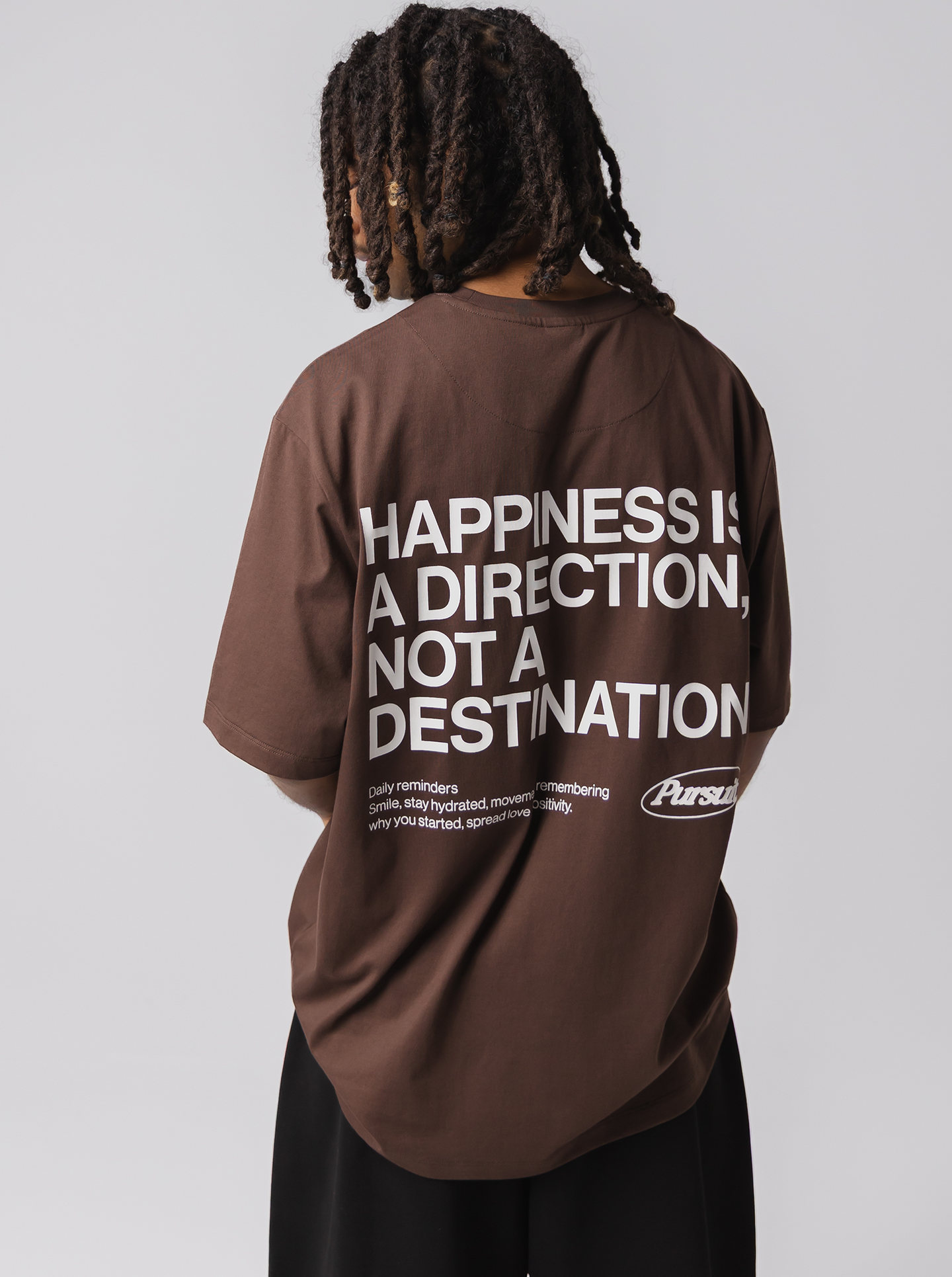 Happiness Track Tee in Umber