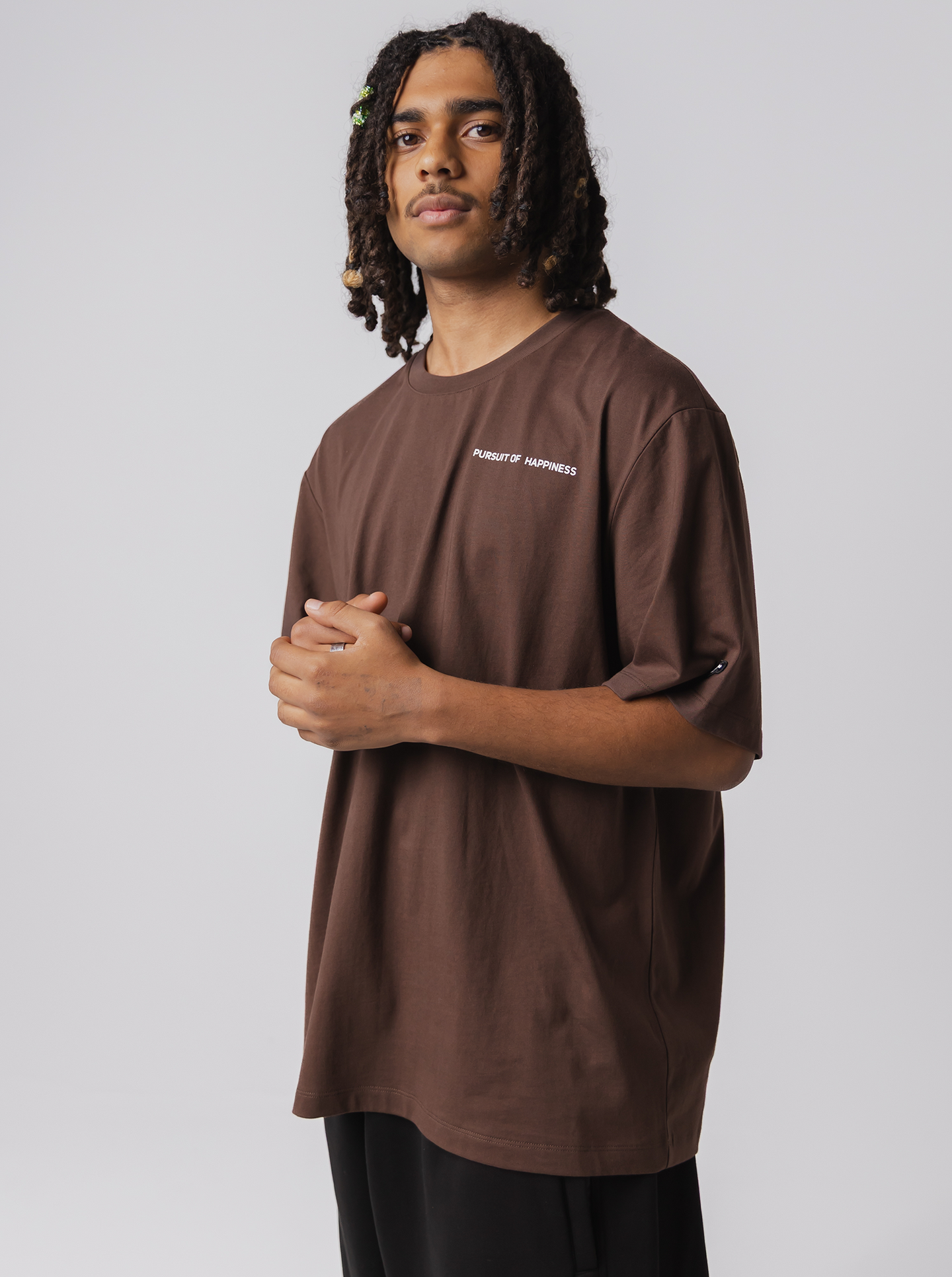 Happiness Track Tee in Umber