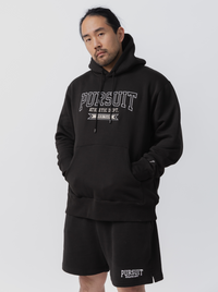 Varsity Heavyweight Pullover in Court Black