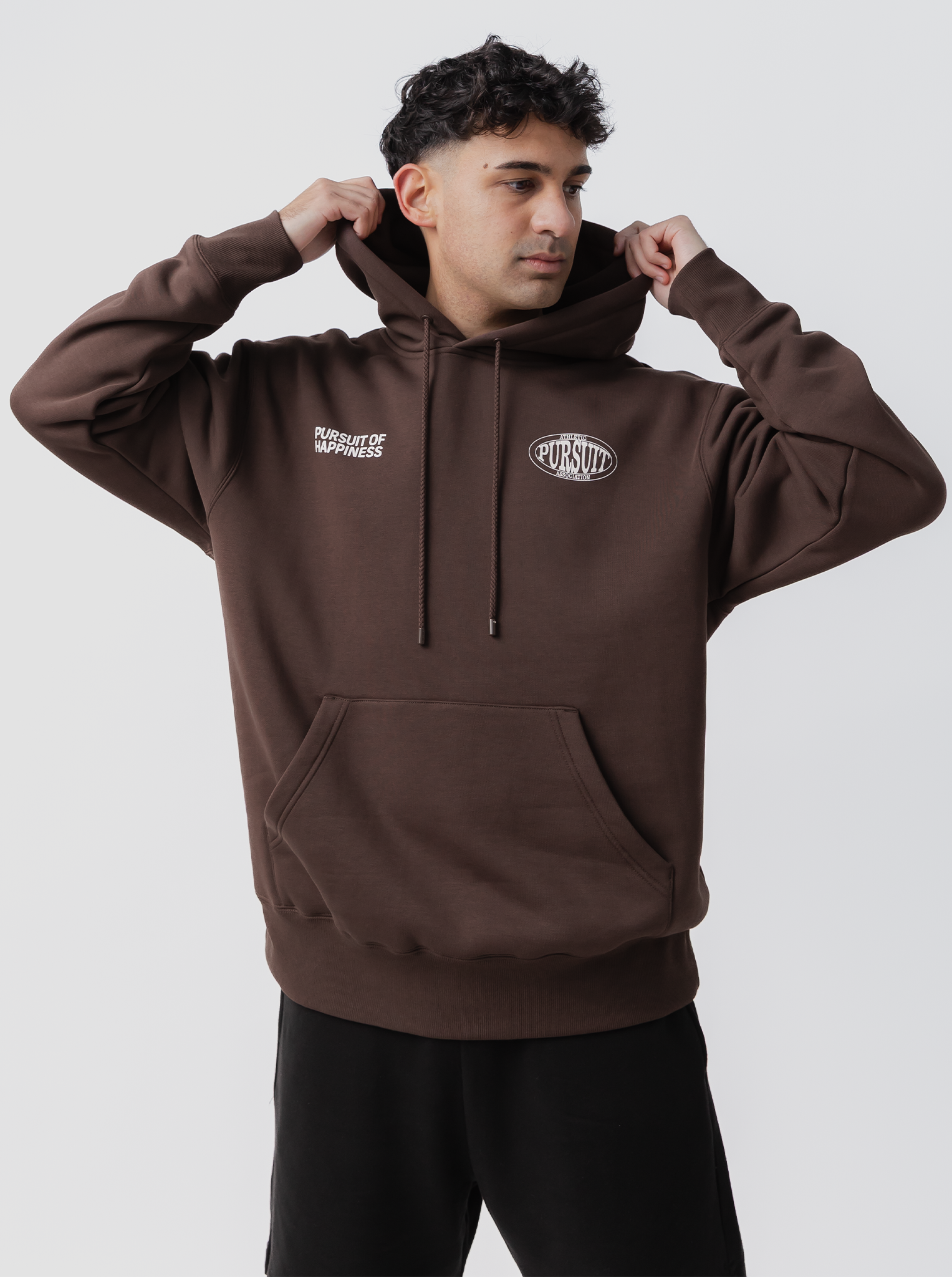 Athletic Heavyweight Pullover in Umber
