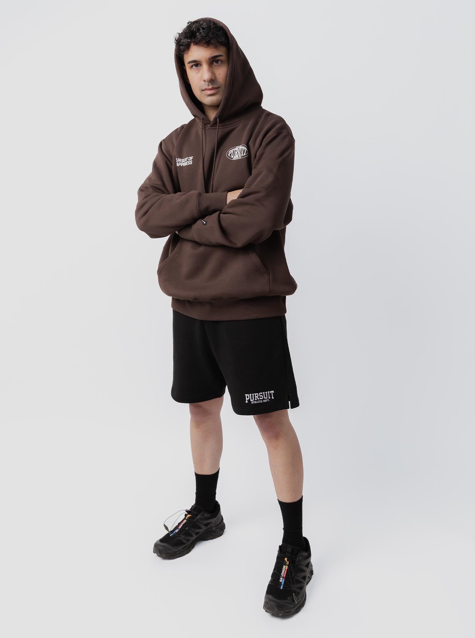 Athletic Heavyweight Pullover in Umber