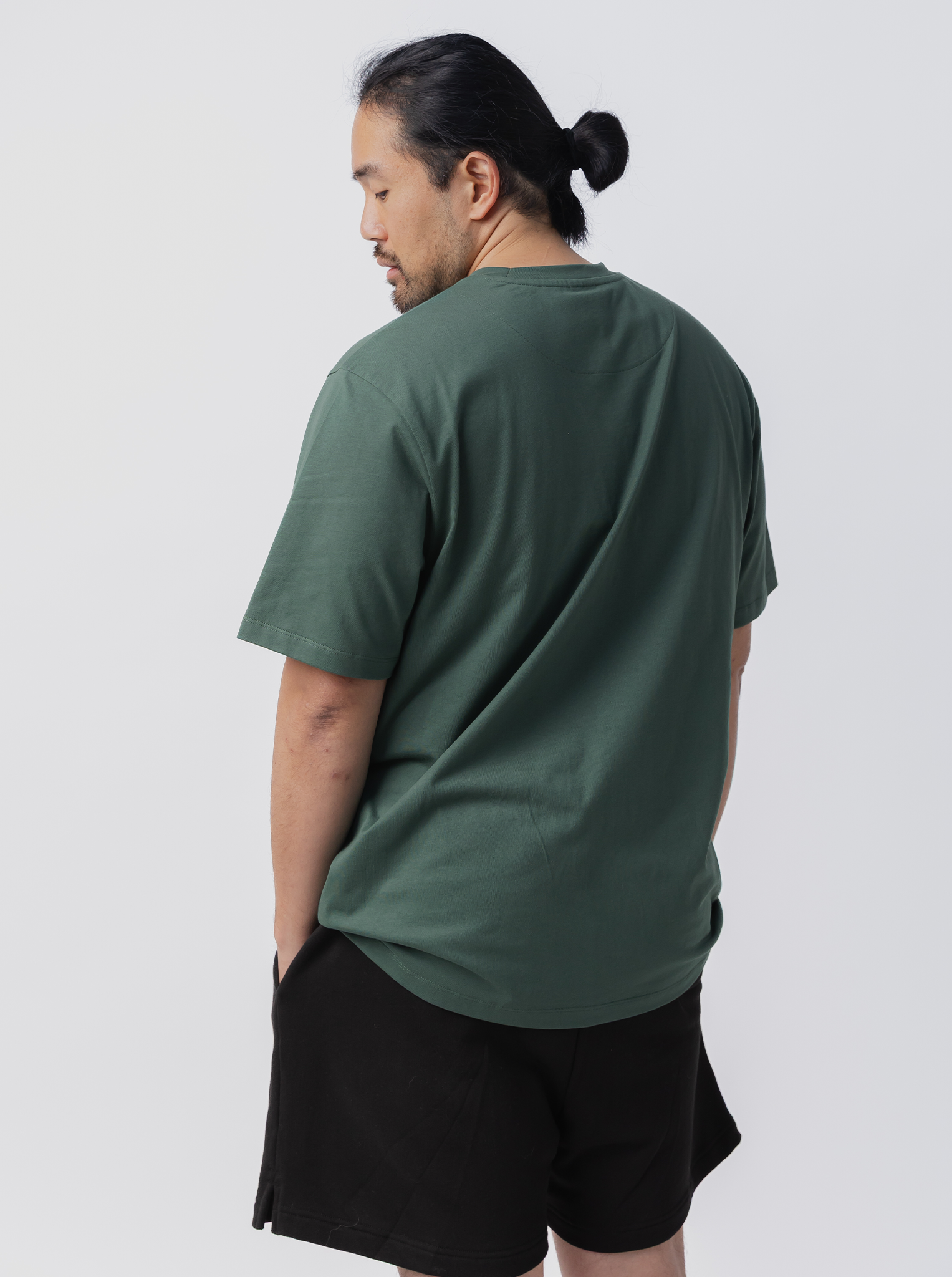 Varsity Track Tee in Stadium Green