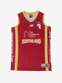 NZNBL Southland Sharks City Edition Rapid League Singlet Youth