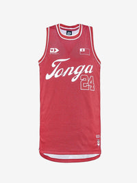 2024 Tonga Rugby League Men's Basketball Singlet