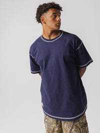 Contrast Stitch Tee