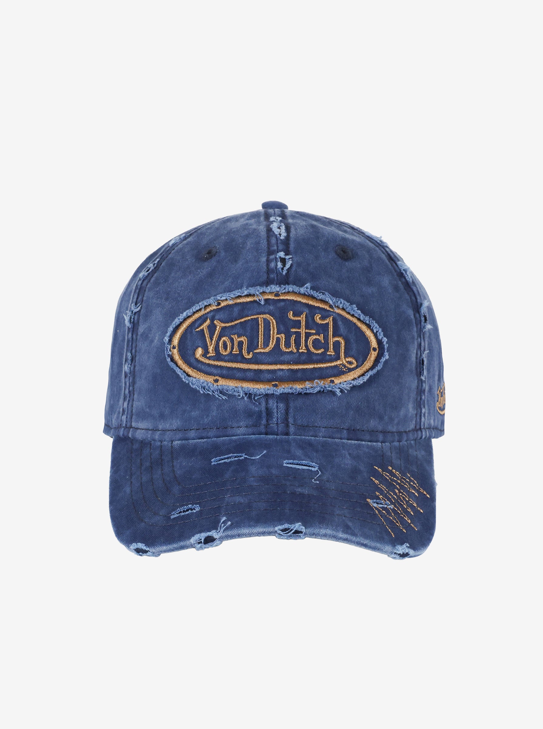 Shop Von Dutch Distressed ZigZag Dad Cap | Stirling Sports NZ