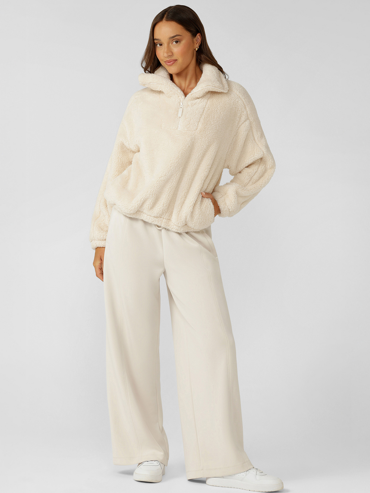 Everyday Teddy Quarter Zip Sweat