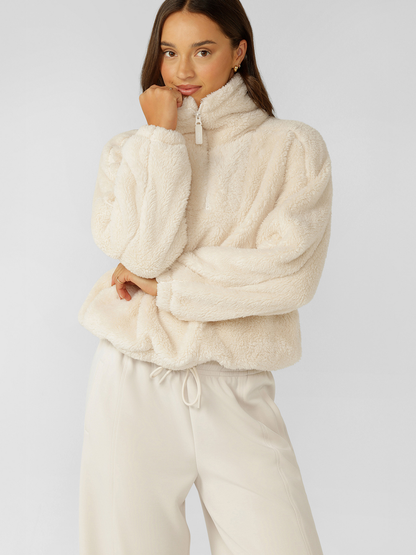 Everyday Teddy Quarter Zip Sweat