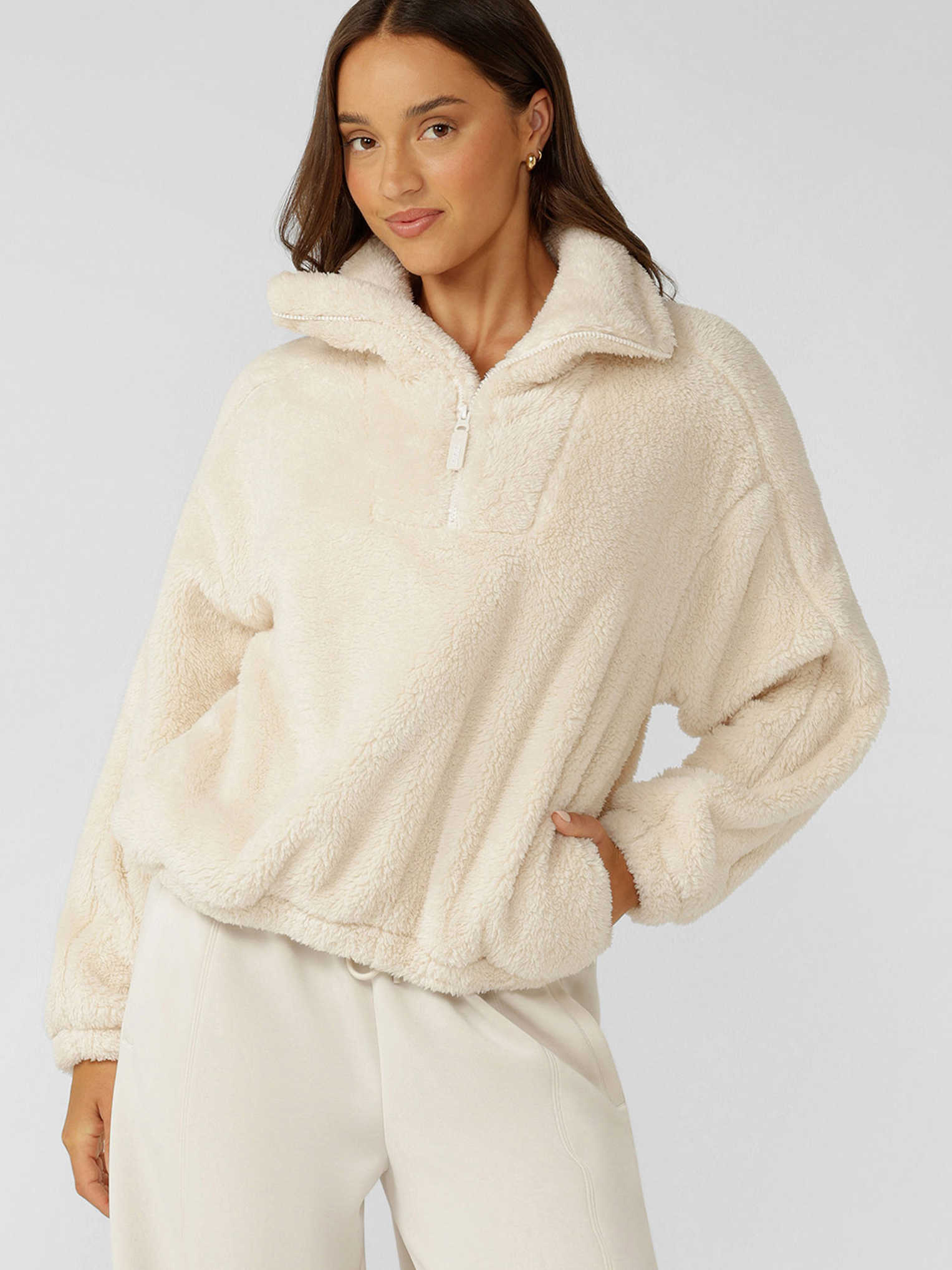 Everyday Teddy Quarter Zip Sweat