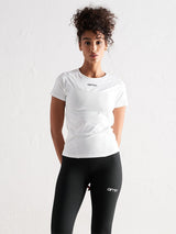 White Soft Basic Short Sleeve Top