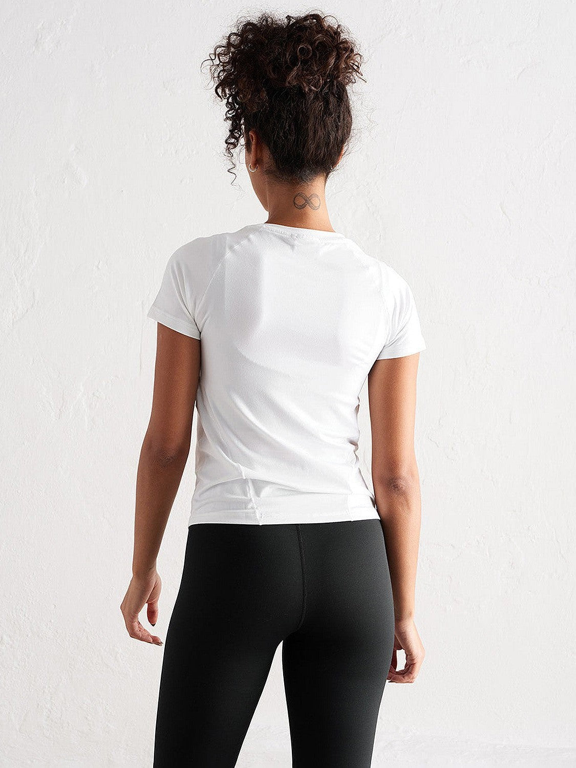 White Soft Basic Short Sleeve Top