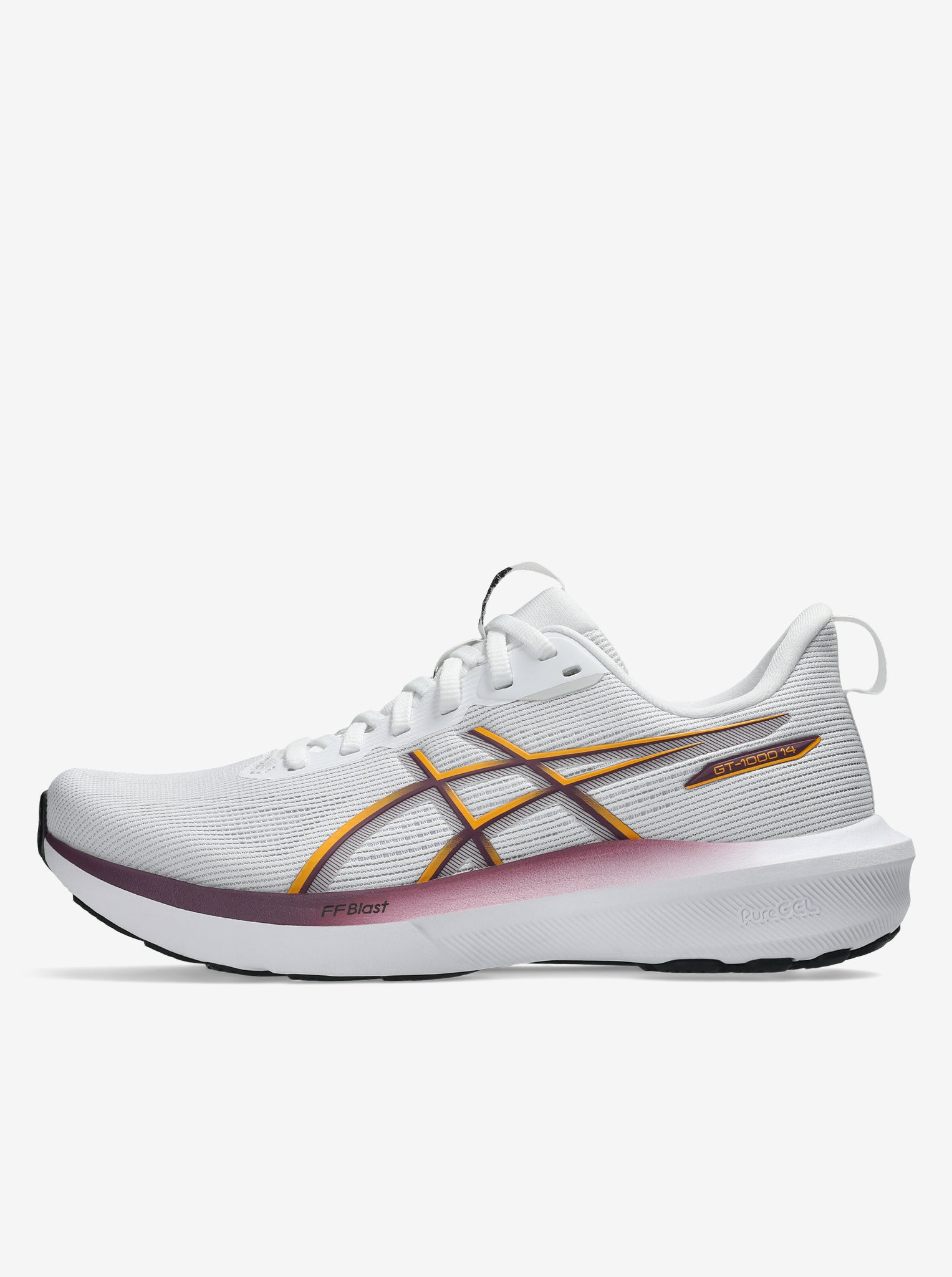 Asics W GT-1000 14 - White/Yamabuki