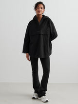 Black Waterproof Oversized Anorak