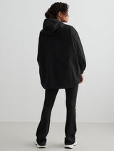 Black Waterproof Oversized Anorak