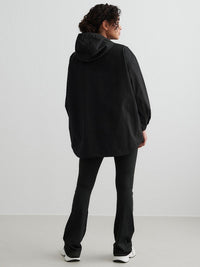 Black Waterproof Oversized Anorak