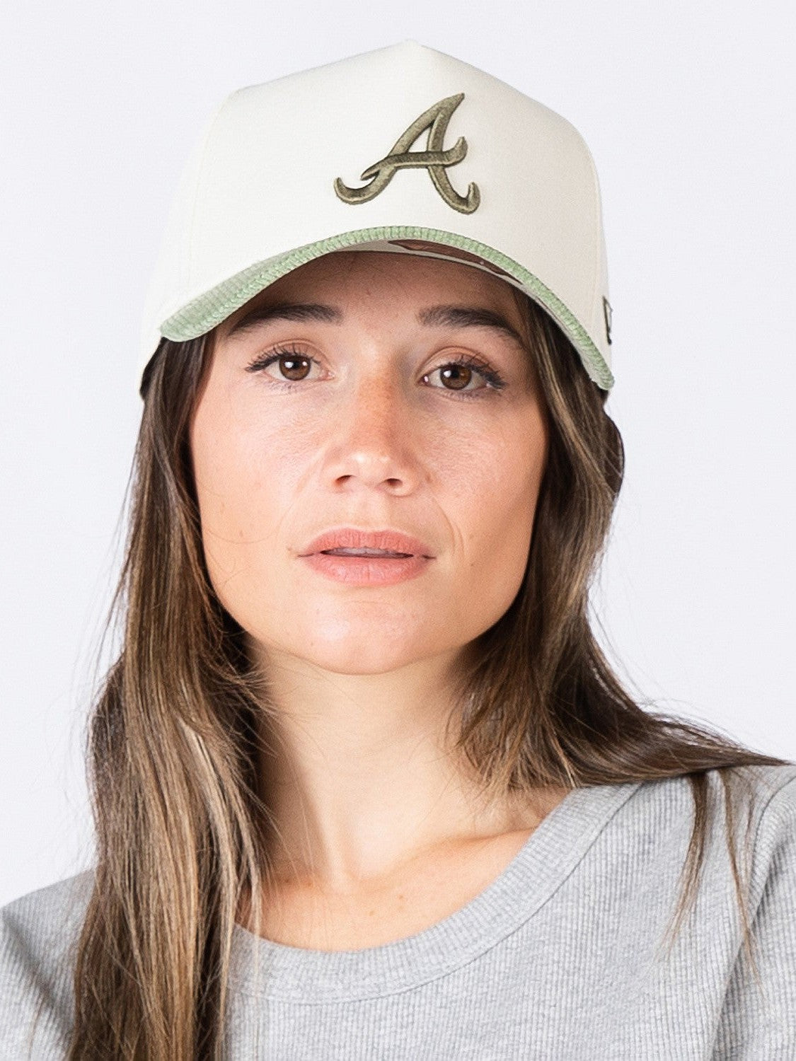 940 A-Frame Atlanta Braves Snapback Cap