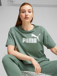 Essential Cropped Logo Tee