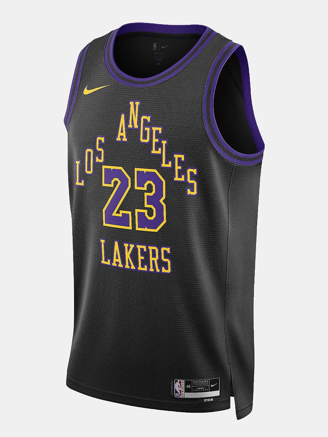 Lebron James Los Angeles Lakers City Edition Swingman Jersey