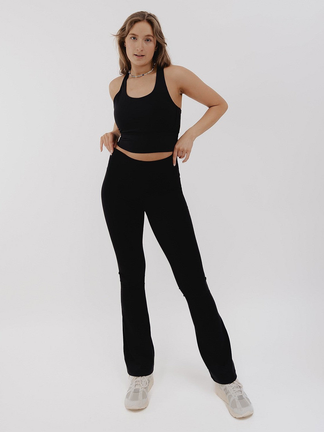 Flared Taylor Tight In Black