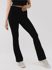 Flared Taylor Tight In Black