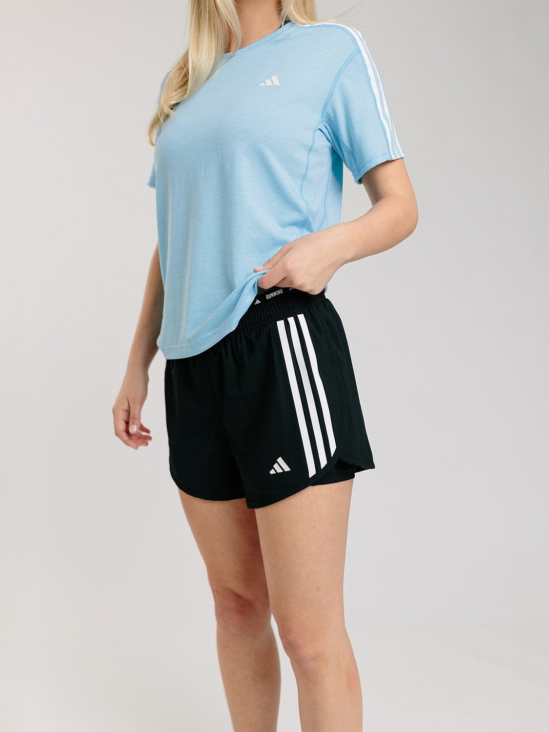Own The Run 3-Stripe 2 in 1 Shorts