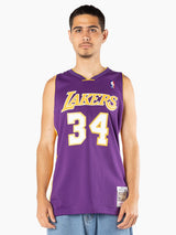 Los Angeles Lakers Shaquille O’Neal 99-00 Road Swingman Jersey