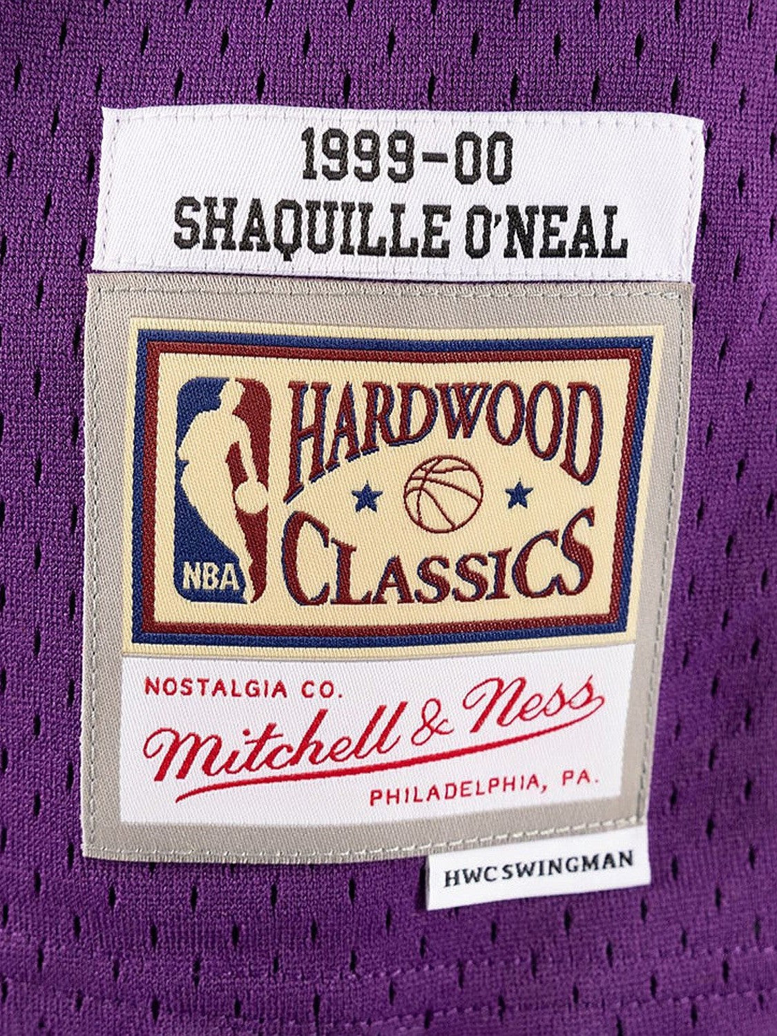 Los Angeles Lakers Shaquille O’Neal 99-00 Road Swingman Jersey