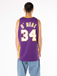 Los Angeles Lakers Shaquille O’Neal 99-00 Road Swingman Jersey