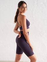 Plum Sense Biker Shorts