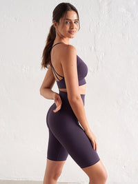 Plum Sense Biker Shorts