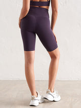 Plum Sense Biker Shorts