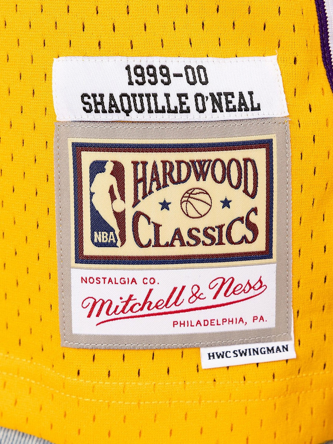 Los Angeles Lakers Shaquille O'Neal 99-00 Home Swingman Jersey
